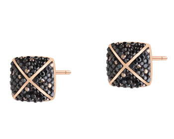 Kolczyki ze stali szlachetnej z markasytami