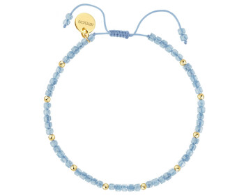 Bransoletka z mosiądzu pozłacana z cyrkoniami